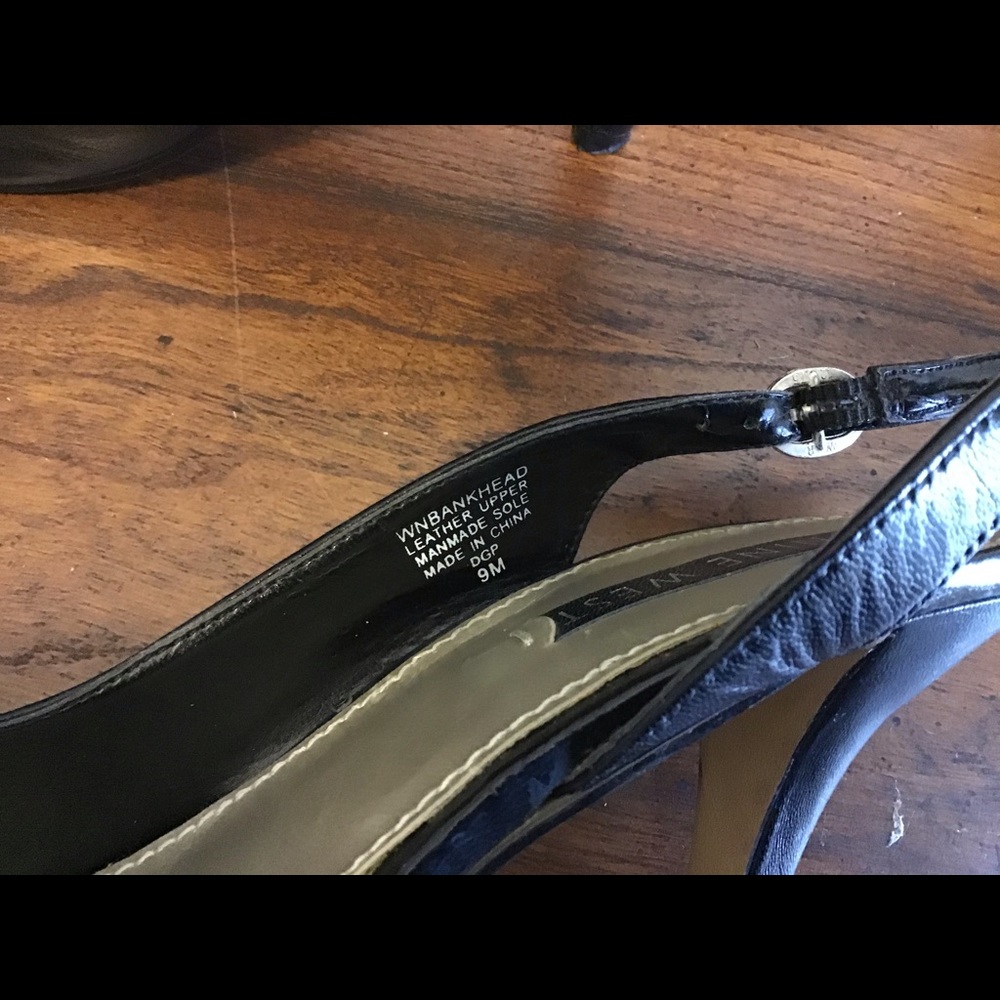 Nine West “BANKHEAD” slingback heels size 9 - Picture 4 of 8